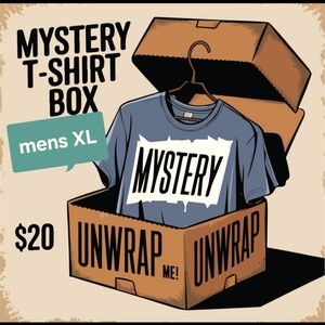 Mystery Men's XL T-Shirt Box - Get 8 Items